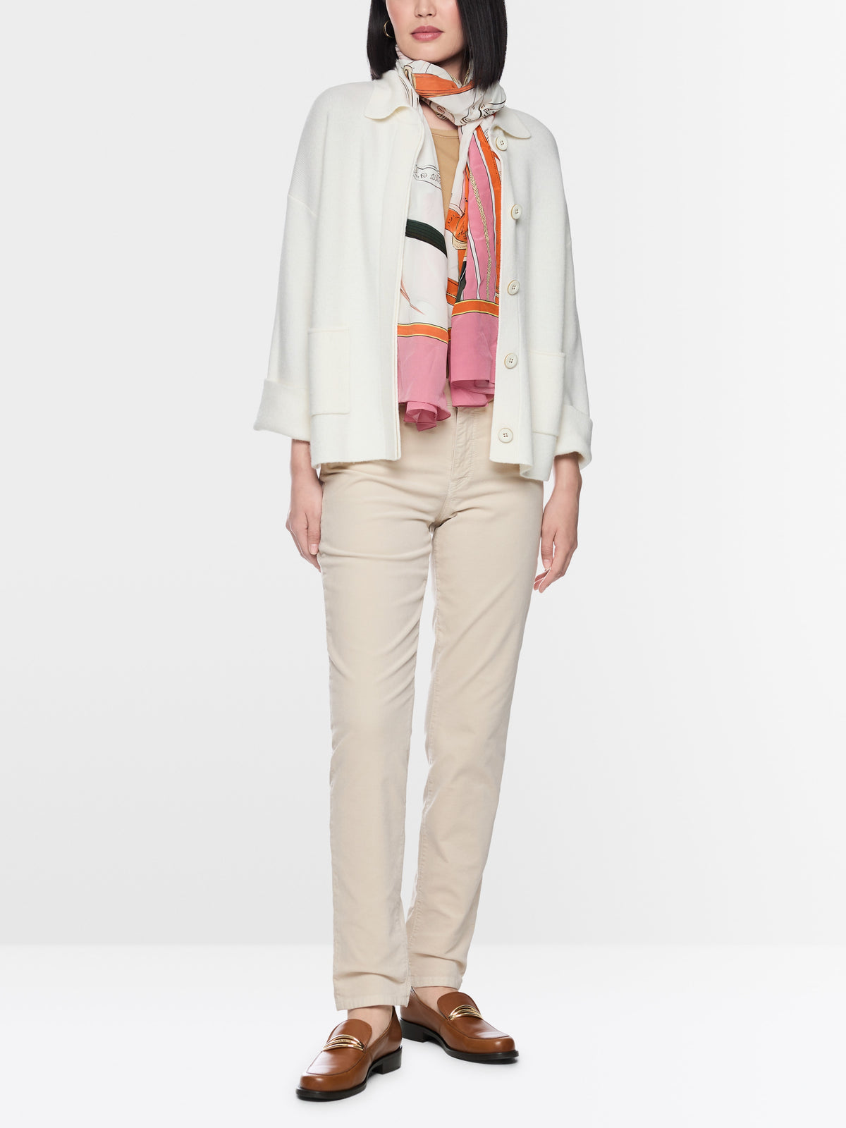 SILEA slim fit trousers