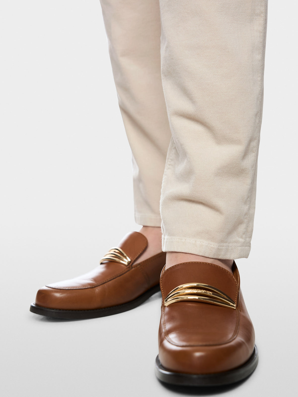 SILEA slim fit trousers