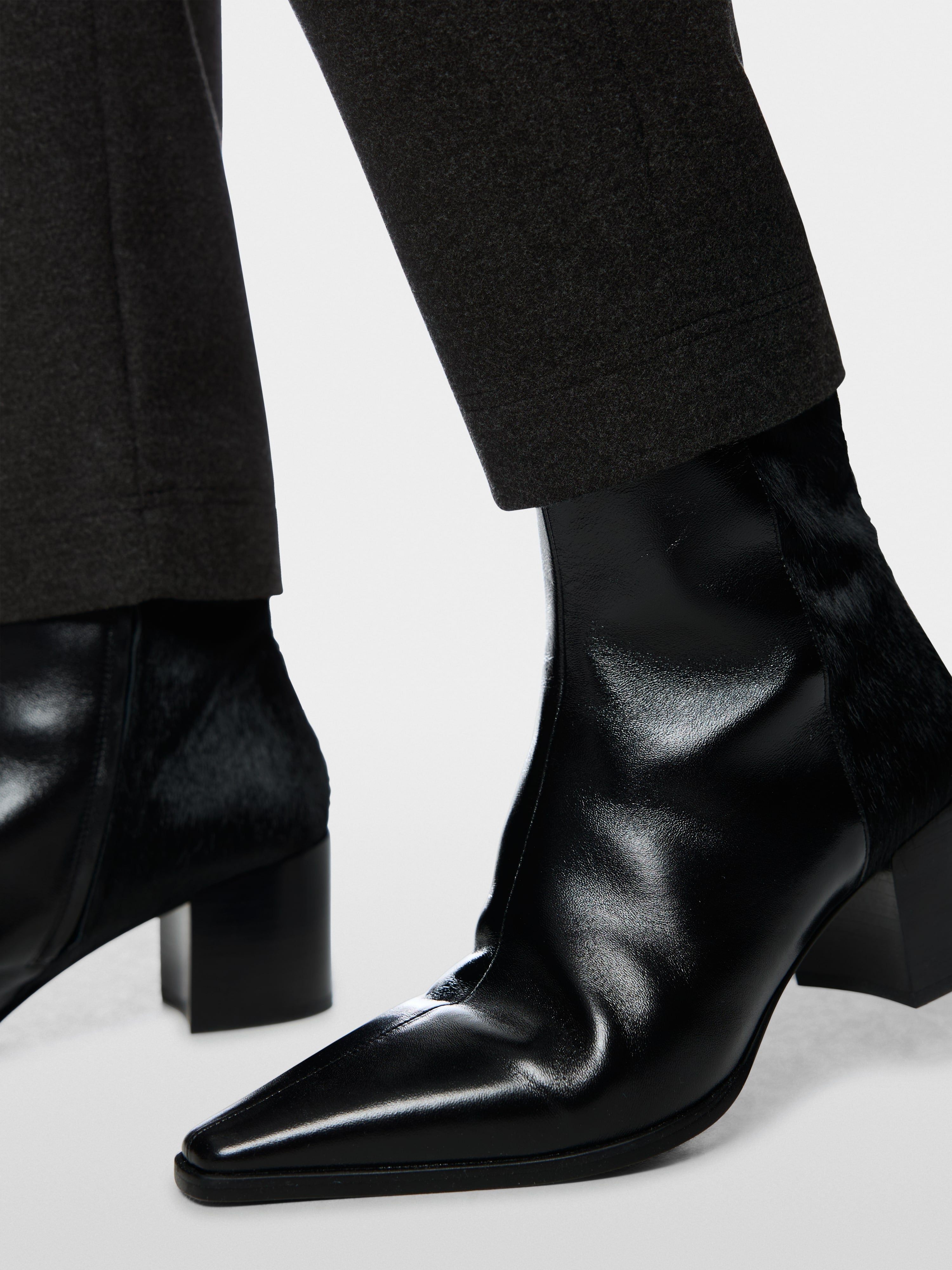 RHODOS relaxed fit pull-on trousers