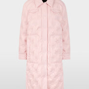 Quilted coat with light down lining