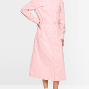Corduroy dress with drawstring