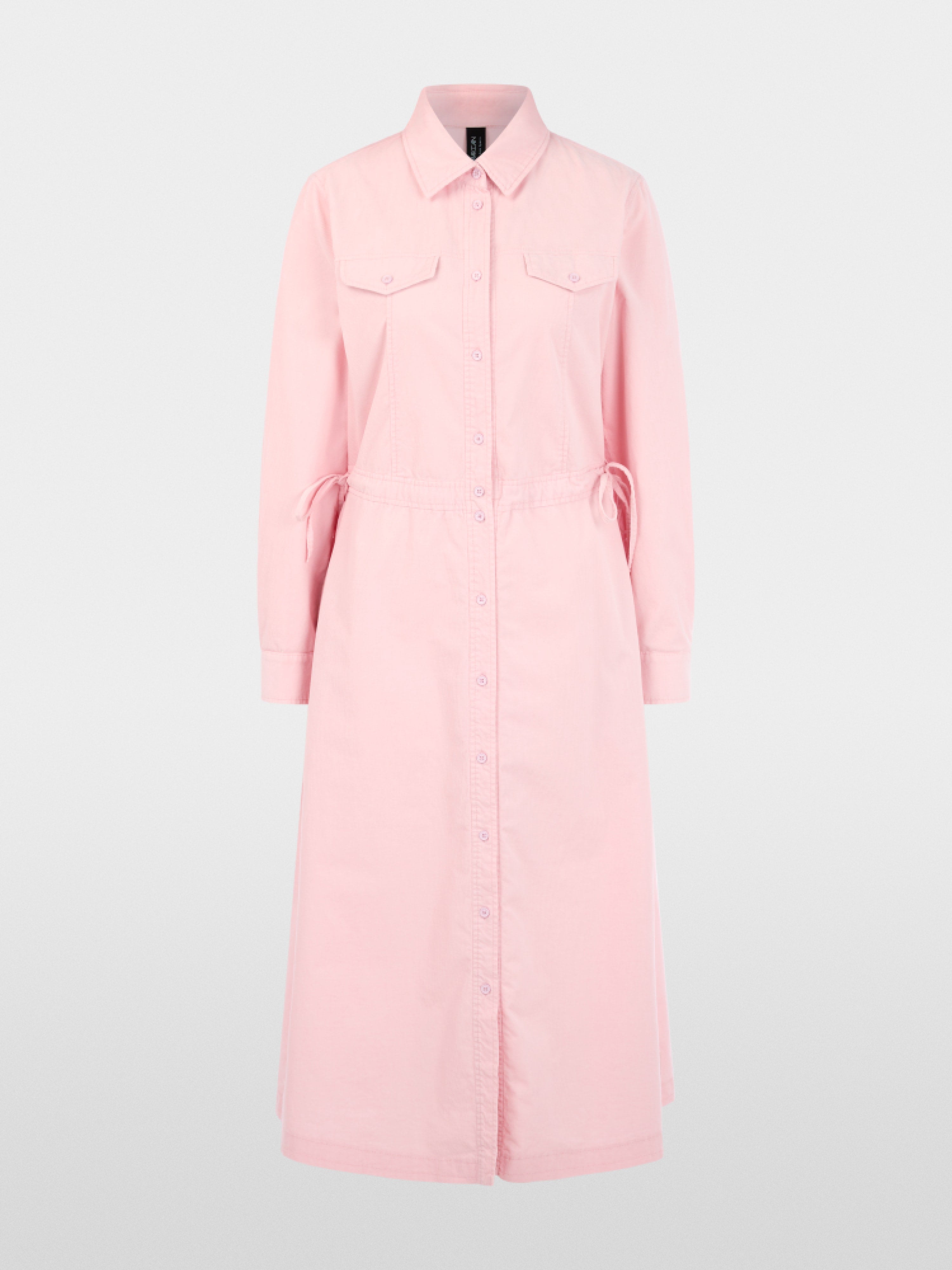 Corduroy dress with drawstring
