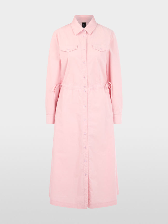 Corduroy dress with drawstring