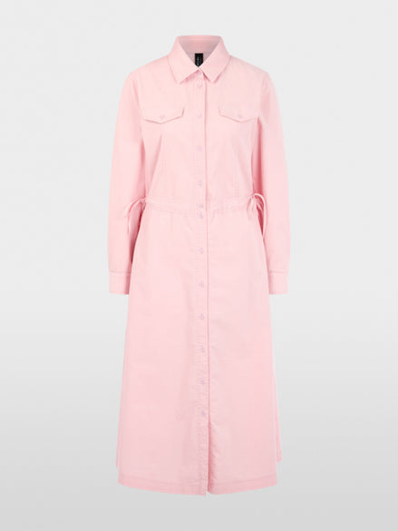 Corduroy dress with drawstring