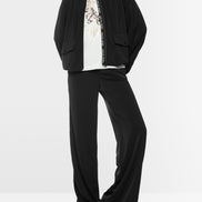Feminine blouson jacket with gathers