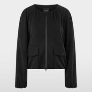 Feminine blouson jacket with gathers