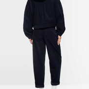Corduroy jacket with hood