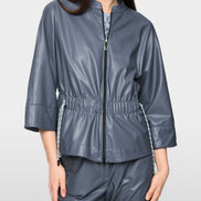 Faux leather jacket