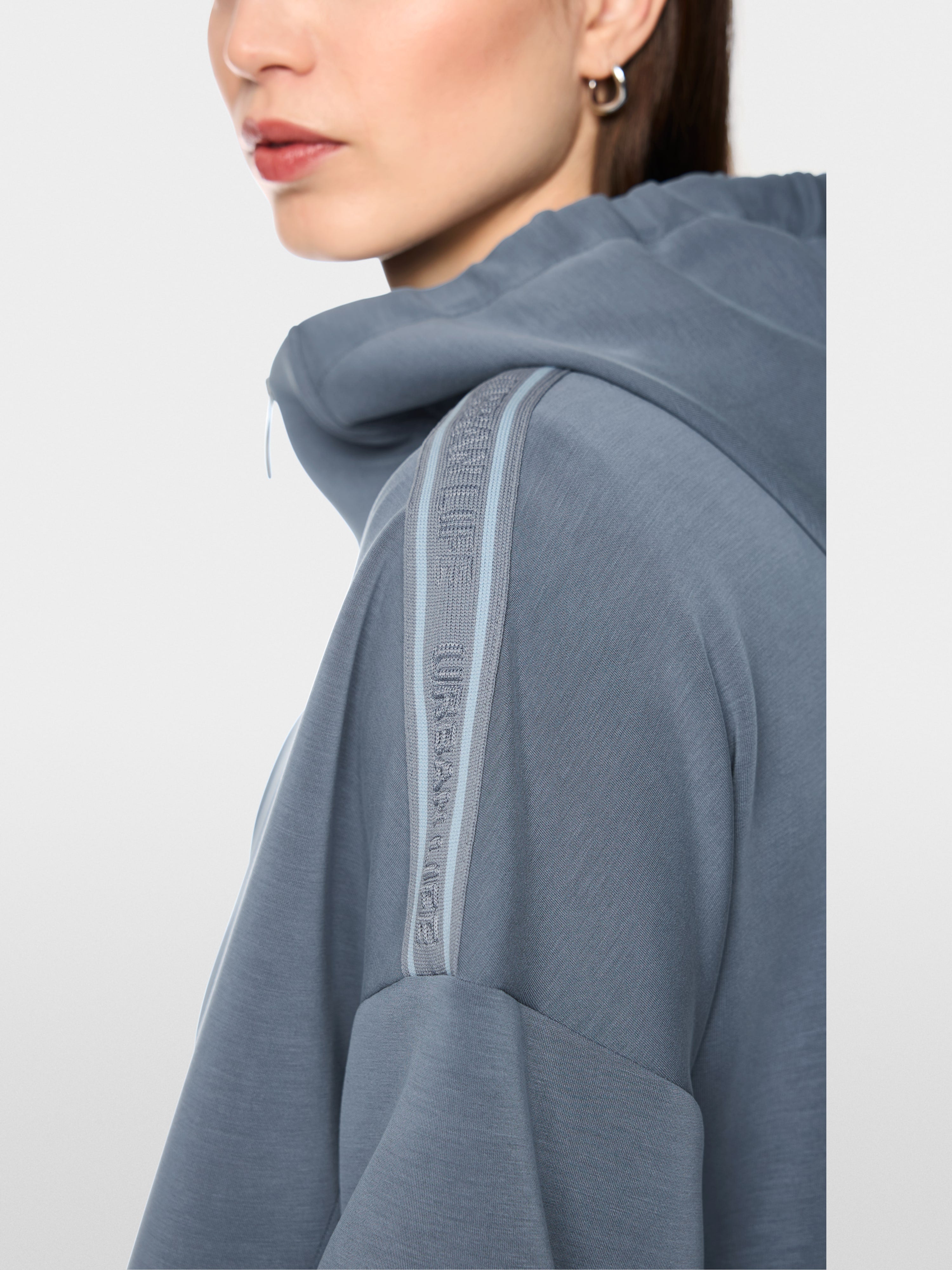 Oversized jersey jacket