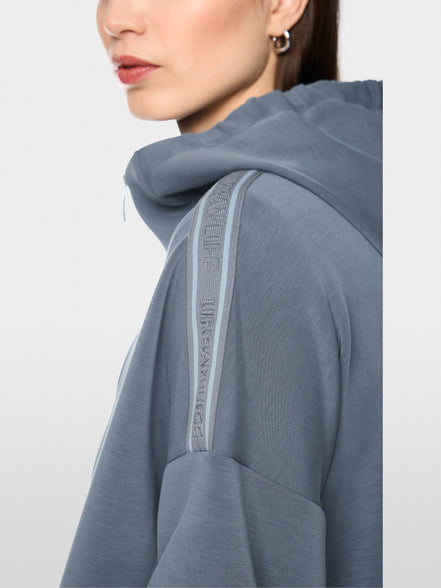 Oversized jersey jacket