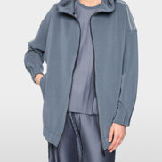 Oversized jersey jacket