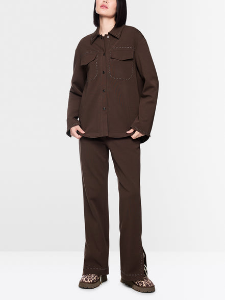 Jacket with hotfix details