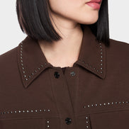 Jacket with hotfix details