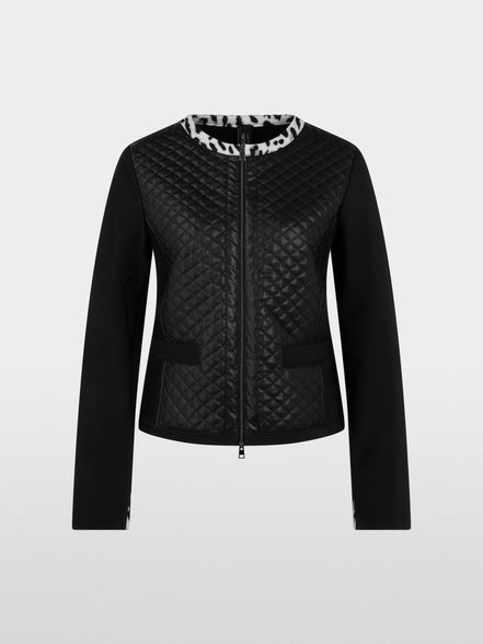 Jacket with contemporary quilted look