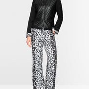 Jacket with contemporary quilted look
