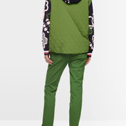 Sporty cardigan with floral pattern