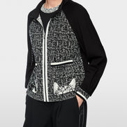 ‘Knitted in Germany’ zip cardigan