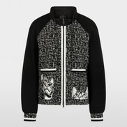‘Knitted in Germany’ zip cardigan