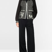 ‘Knitted in Germany’ zip cardigan