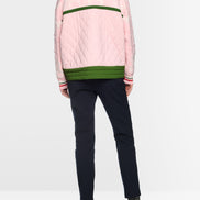 Trekking jumper with stand-up collar