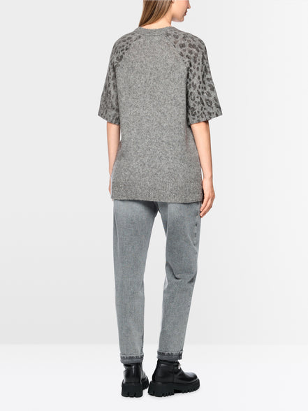 ‘Knitted in Germany’ long jumper