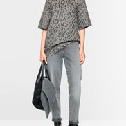 ‘Knitted in Germany’ long jumper