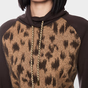 ‘Knitted in Germany’ leo print jumper