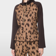 ‘Knitted in Germany’ leo print jumper