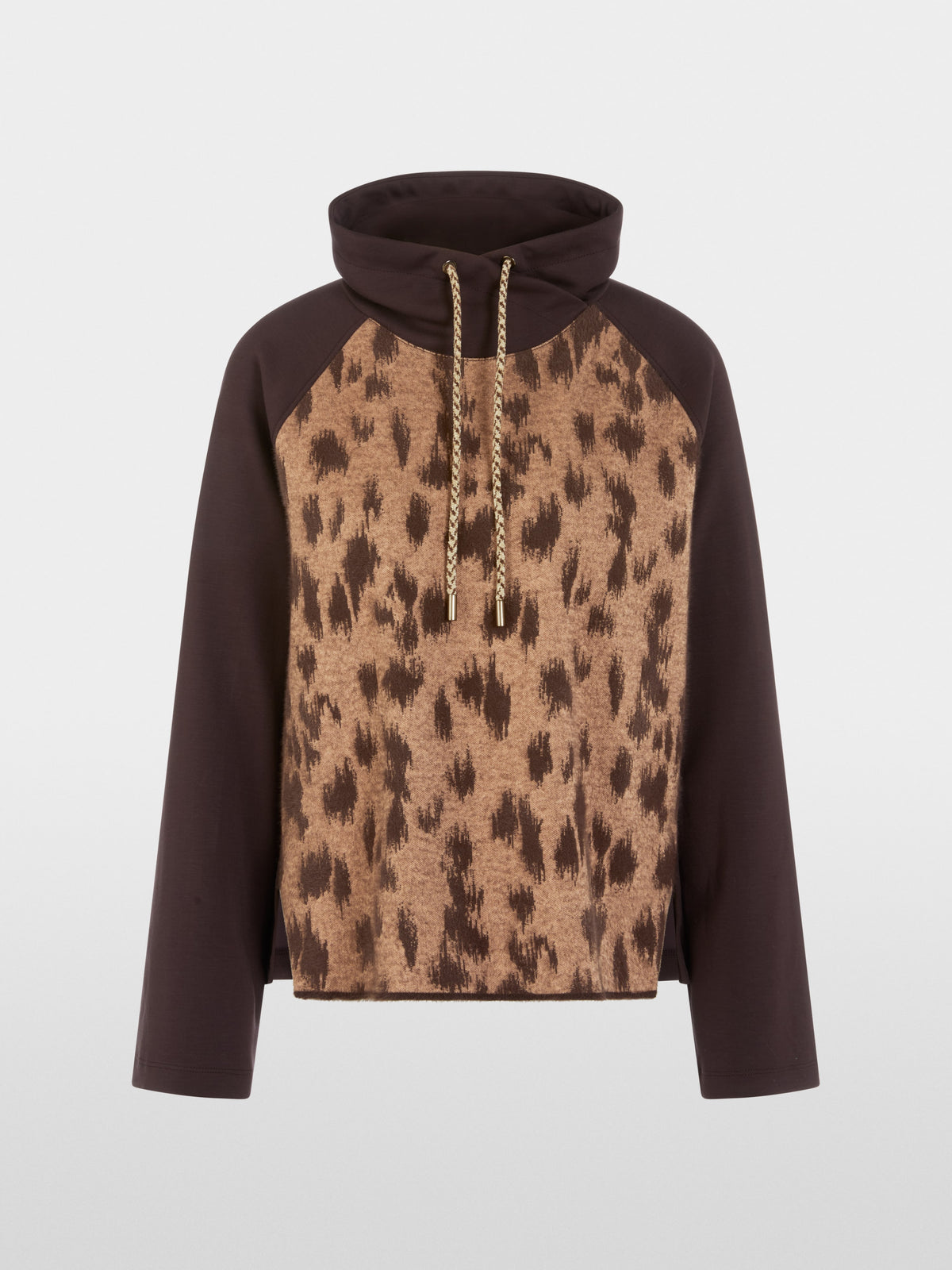 ‘Knitted in Germany’ leo print jumper