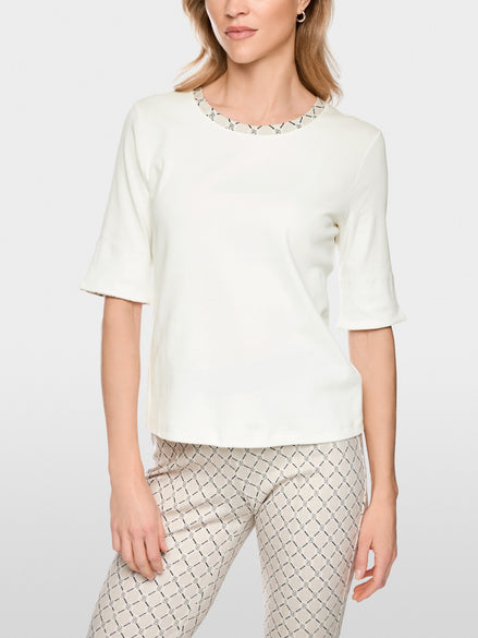 Stretch cotton shirt