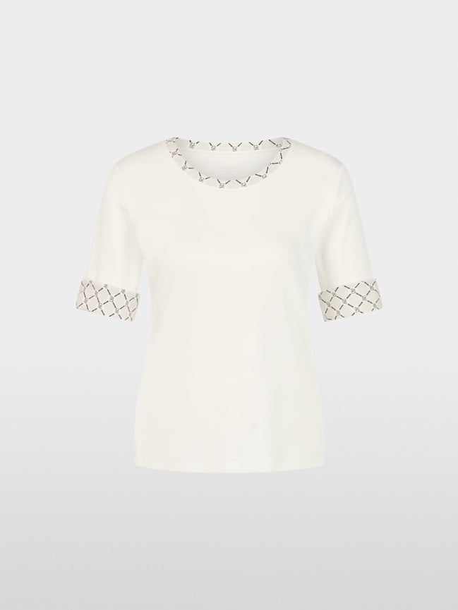 Stretch cotton shirt