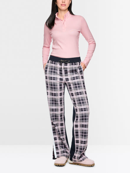 Long-sleeved shirt with stand-up collar