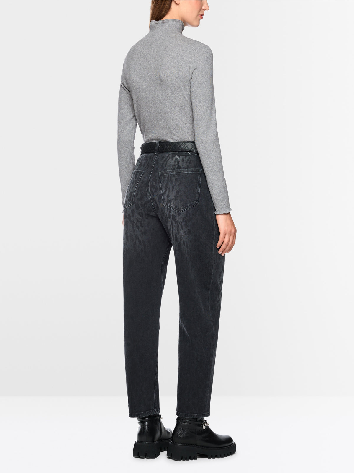 Fitted turtleneck shirt