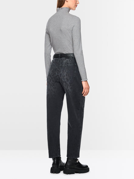 Fitted turtleneck shirt