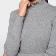 Fitted turtleneck shirt