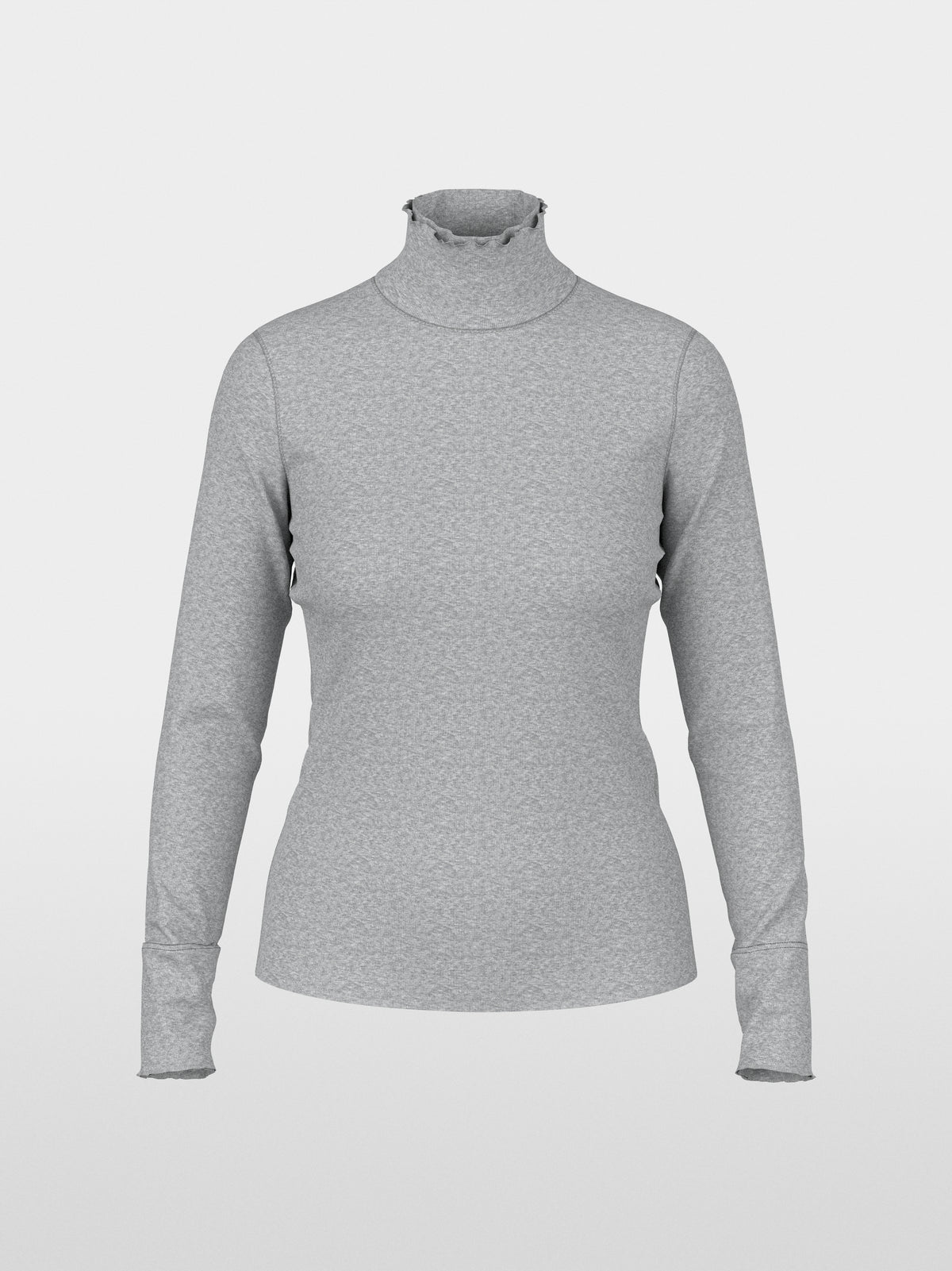 Fitted turtleneck shirt