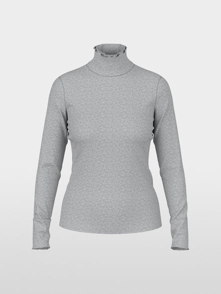 Fitted turtleneck shirt