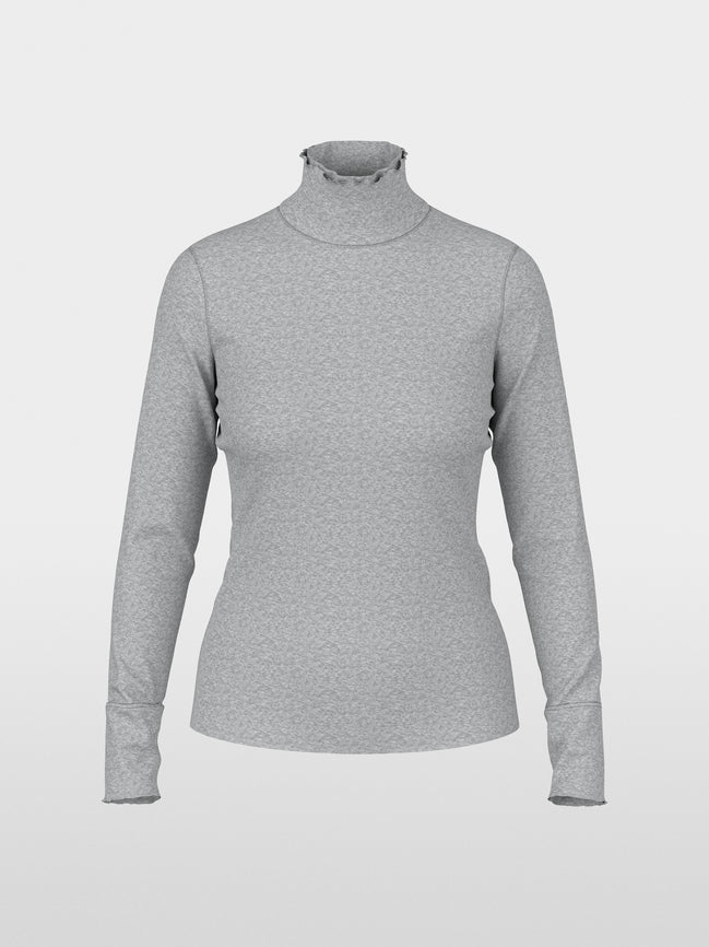 Fitted turtleneck shirt