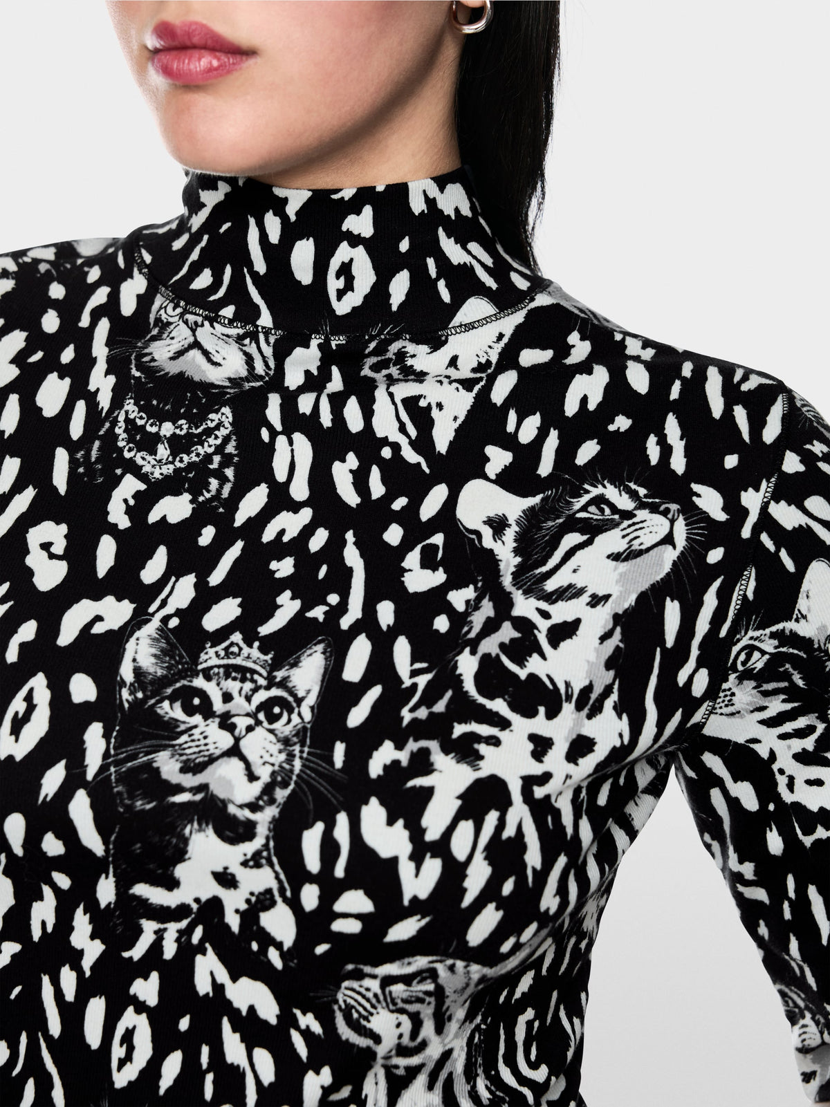 Printed cotton shirt