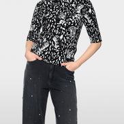 Printed cotton shirt