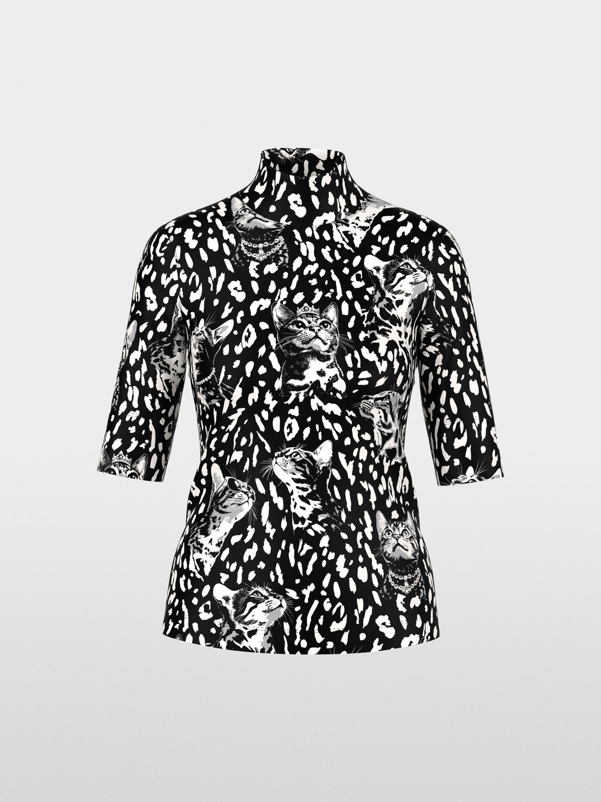 Printed cotton shirt
