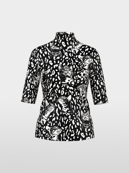 Printed cotton shirt