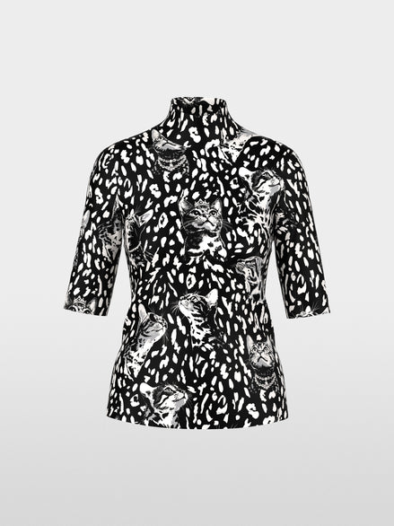 Printed cotton shirt