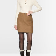 Long-sleeved buttoned openwork top