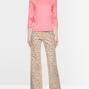 Ribbed knit shirt