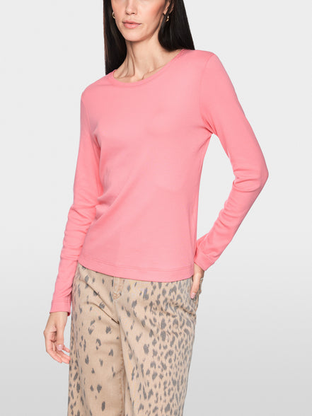 Ribbed knit shirt