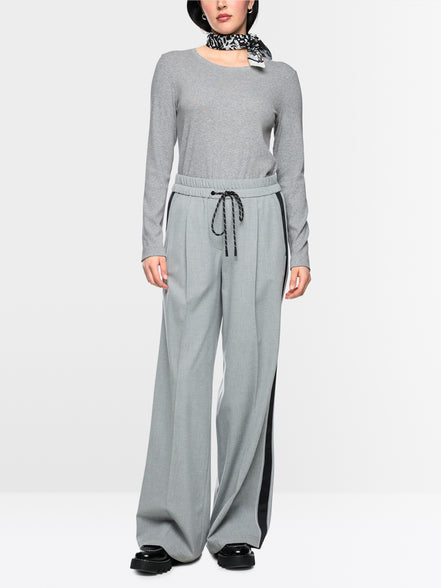 Ribbed knit shirt