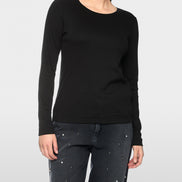 Ribbed knit shirt