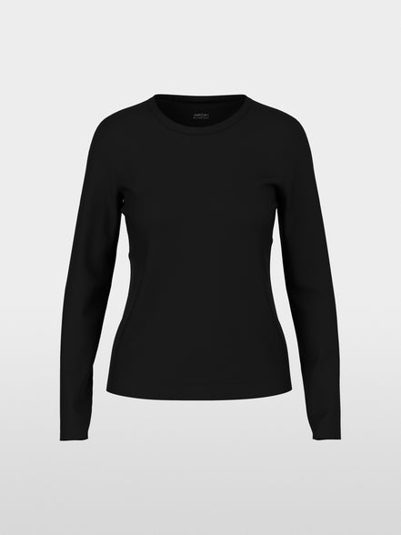 Ribbed knit shirt