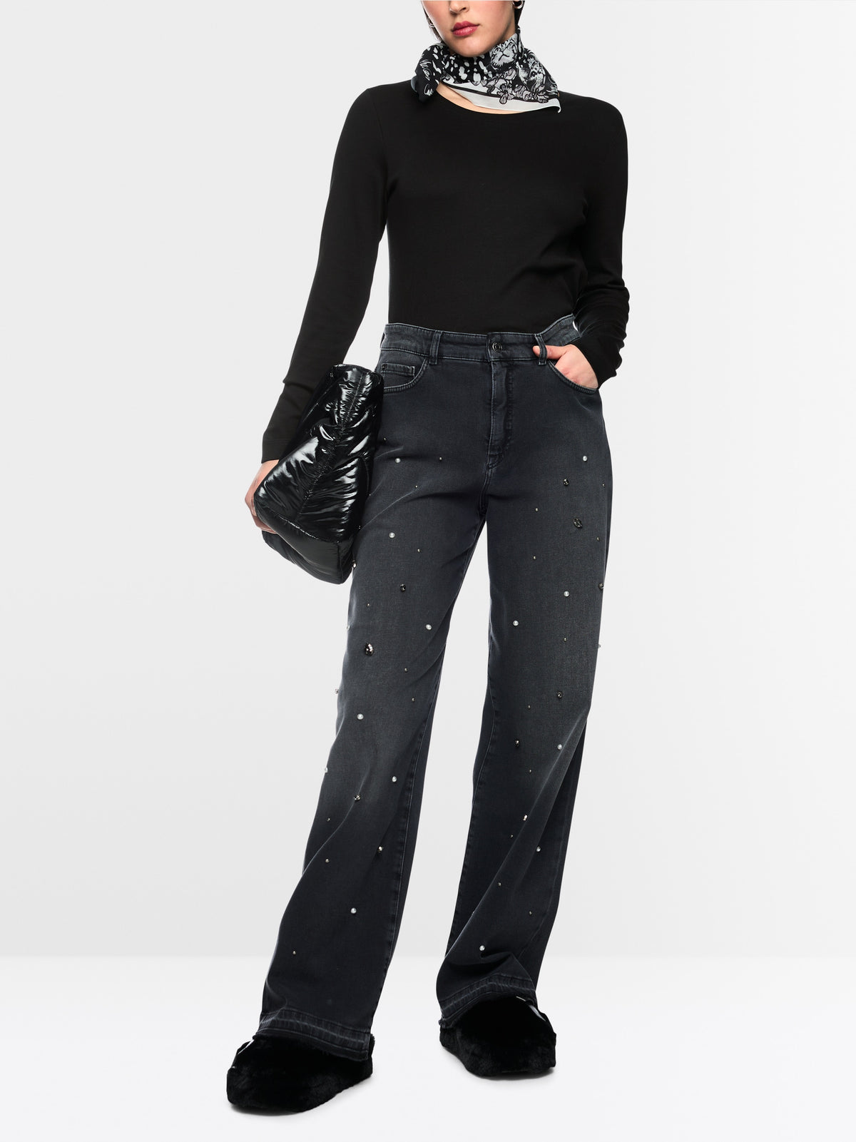 Ribbed knit shirt